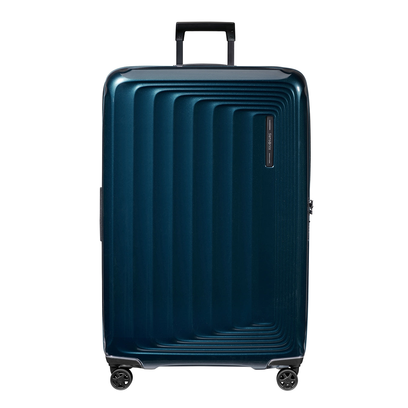 Samsonite Nuon Spinner 81 Exp metallic dunkelblaues Hartschalenetui