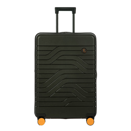 Bric's Ulisse Trolley Erweiterbarer mittlerer olivfarbener Hartschalenkoffer