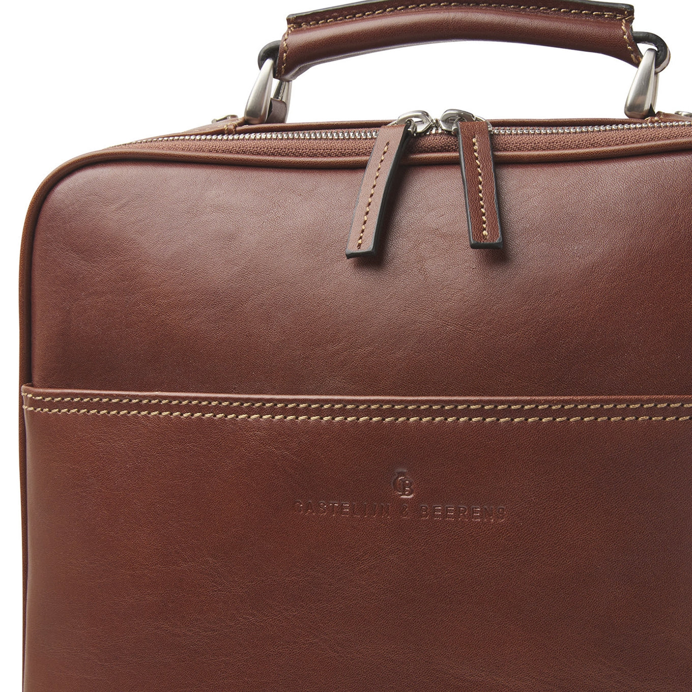 Castelijn & Beerens Verona Laptop Rugzak 15.6'' + tablet RFID lichtbruin