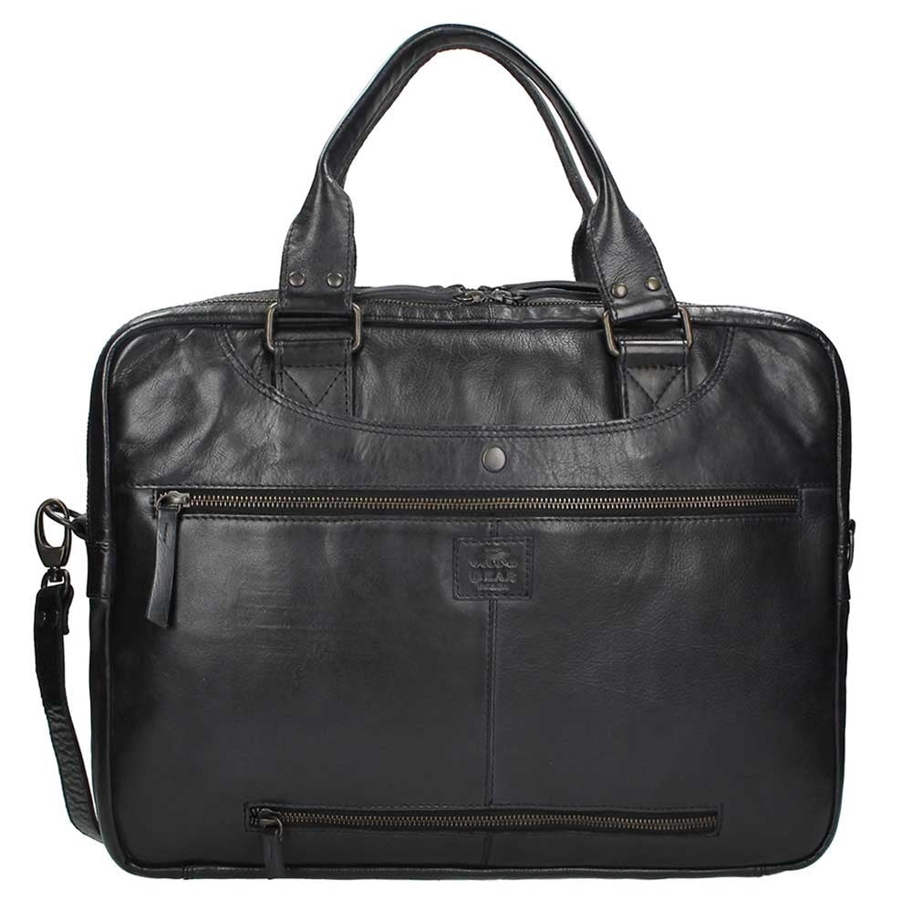 Bear Design Cow Lavato Laptop bag black
