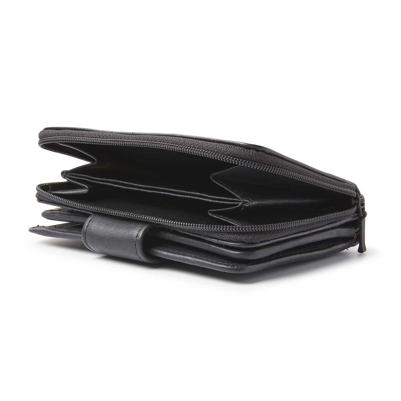 dR Amsterdam Tampa Damesportemonnee black