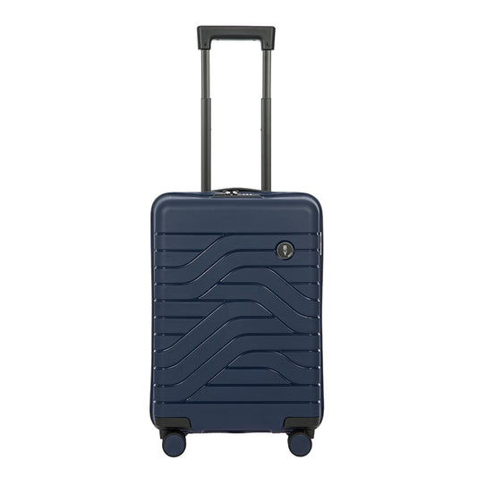 Bric's Ulisse Trolley 55 USB ozeanblauer Hartschalenkoffer