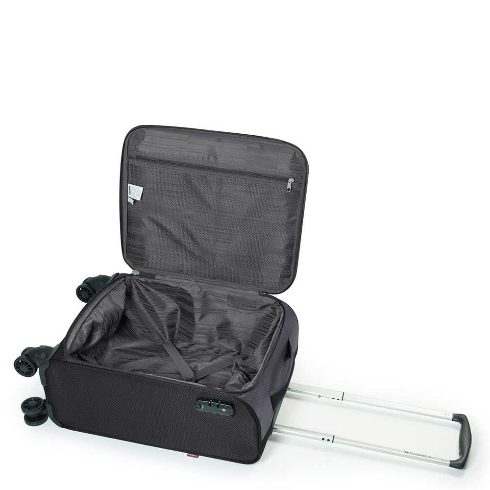 Gabol Cloud Cabin Trolley 55 schwarz Weicher Koffer
