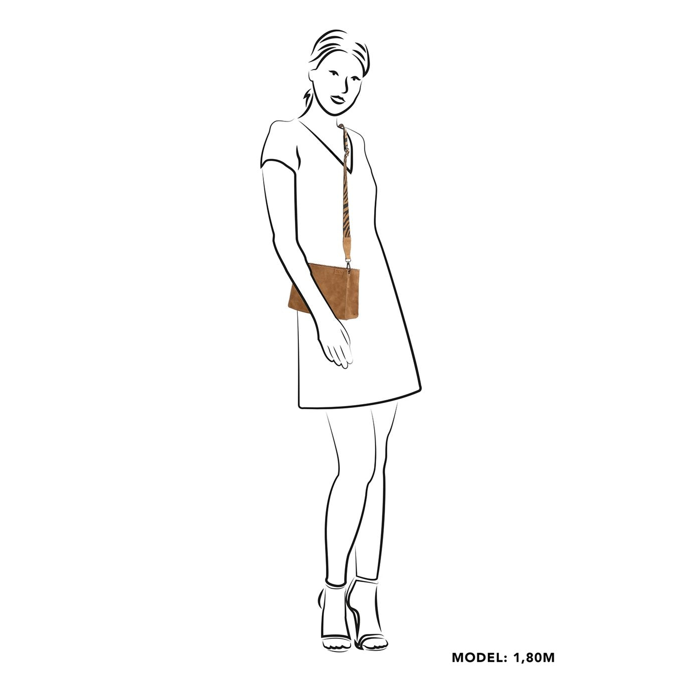 Zebra Trends Merel Crossbodybag camel Women's bag
