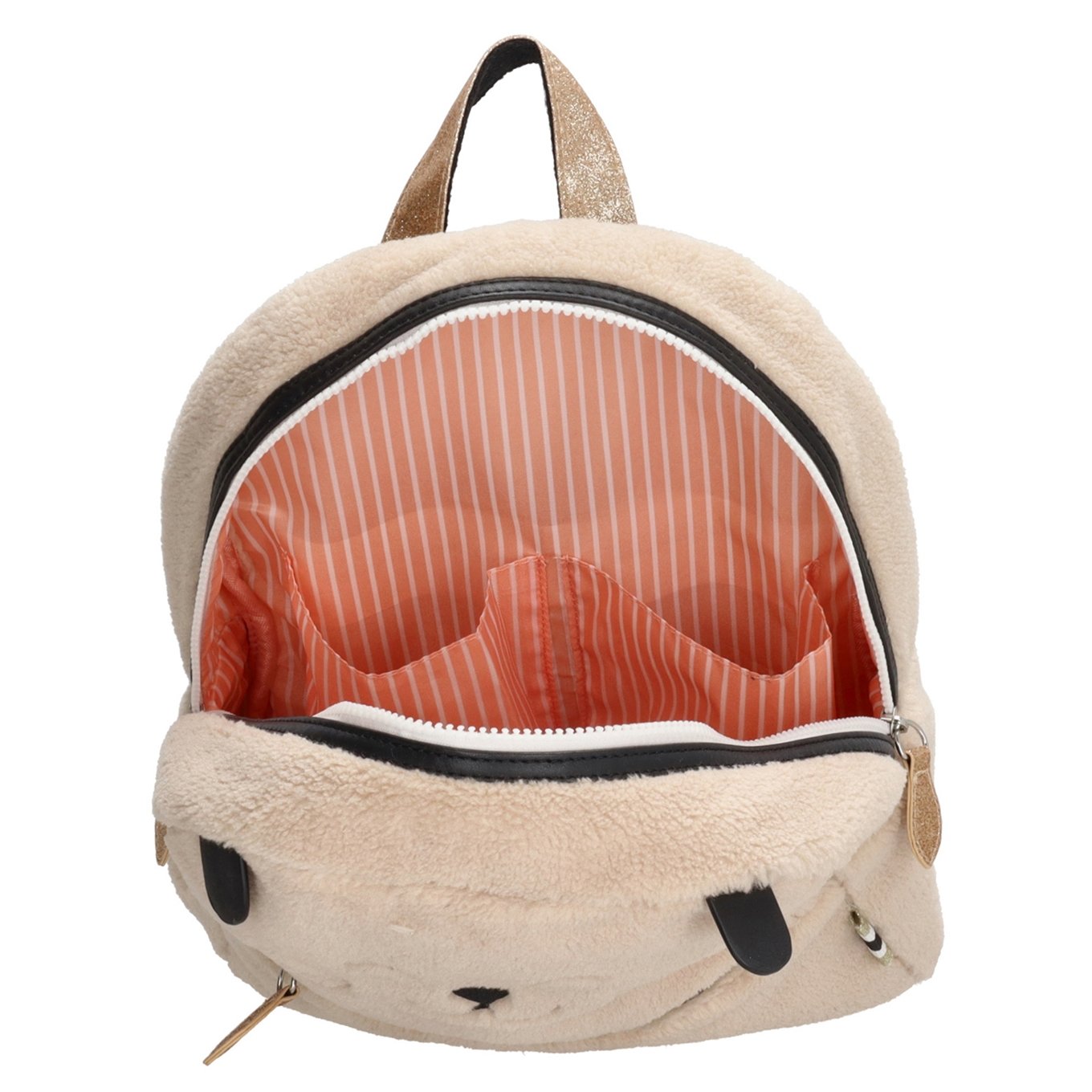 Zebra Trends Girls Rugzak Teddy Cat creme