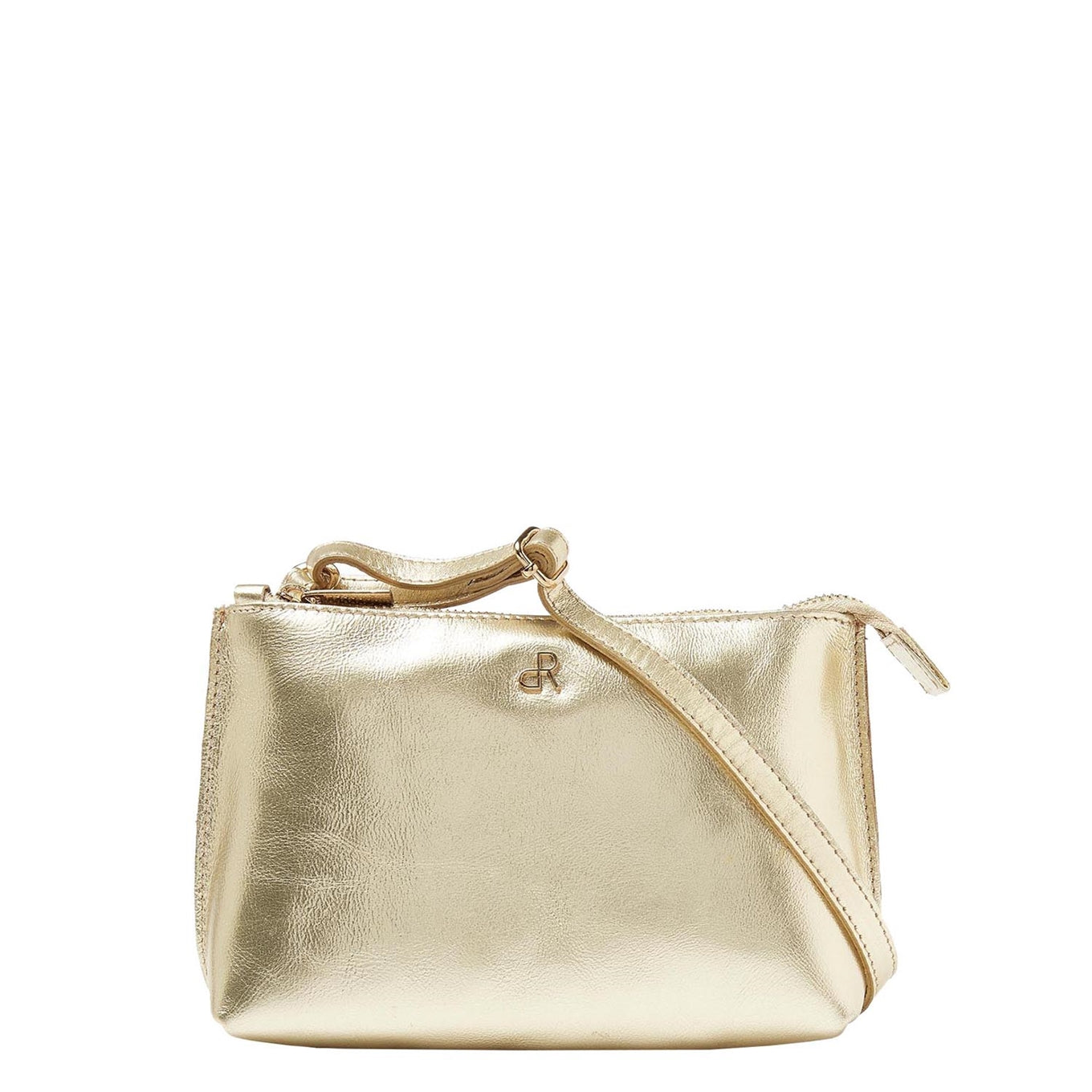 dR Amsterdam Metallics Shoulderbag light gold