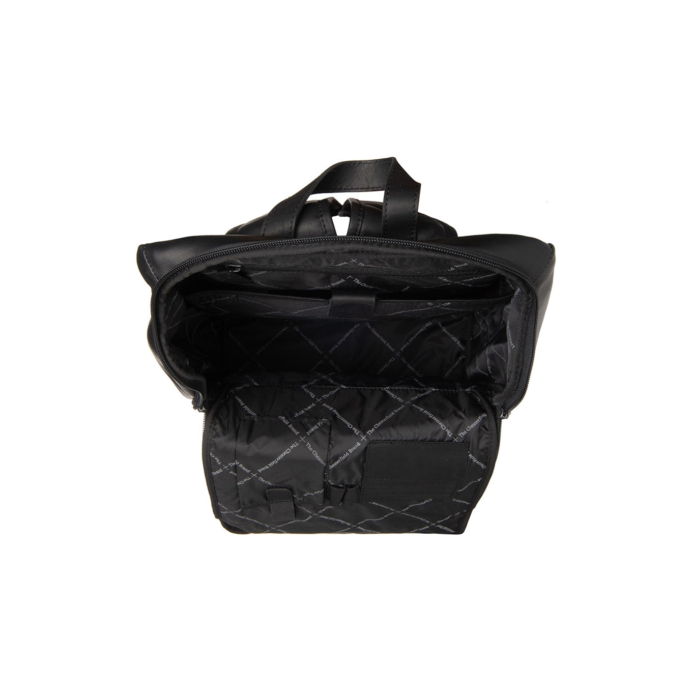 Der Chesterfield Brand Rich Laptop Backpack schwarzer Rucksack
