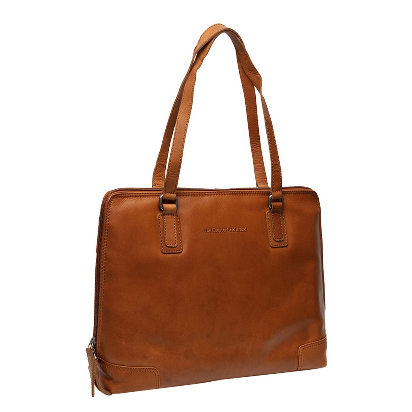 The Chesterfield Brand Flint Shoulderbag Large Cognac