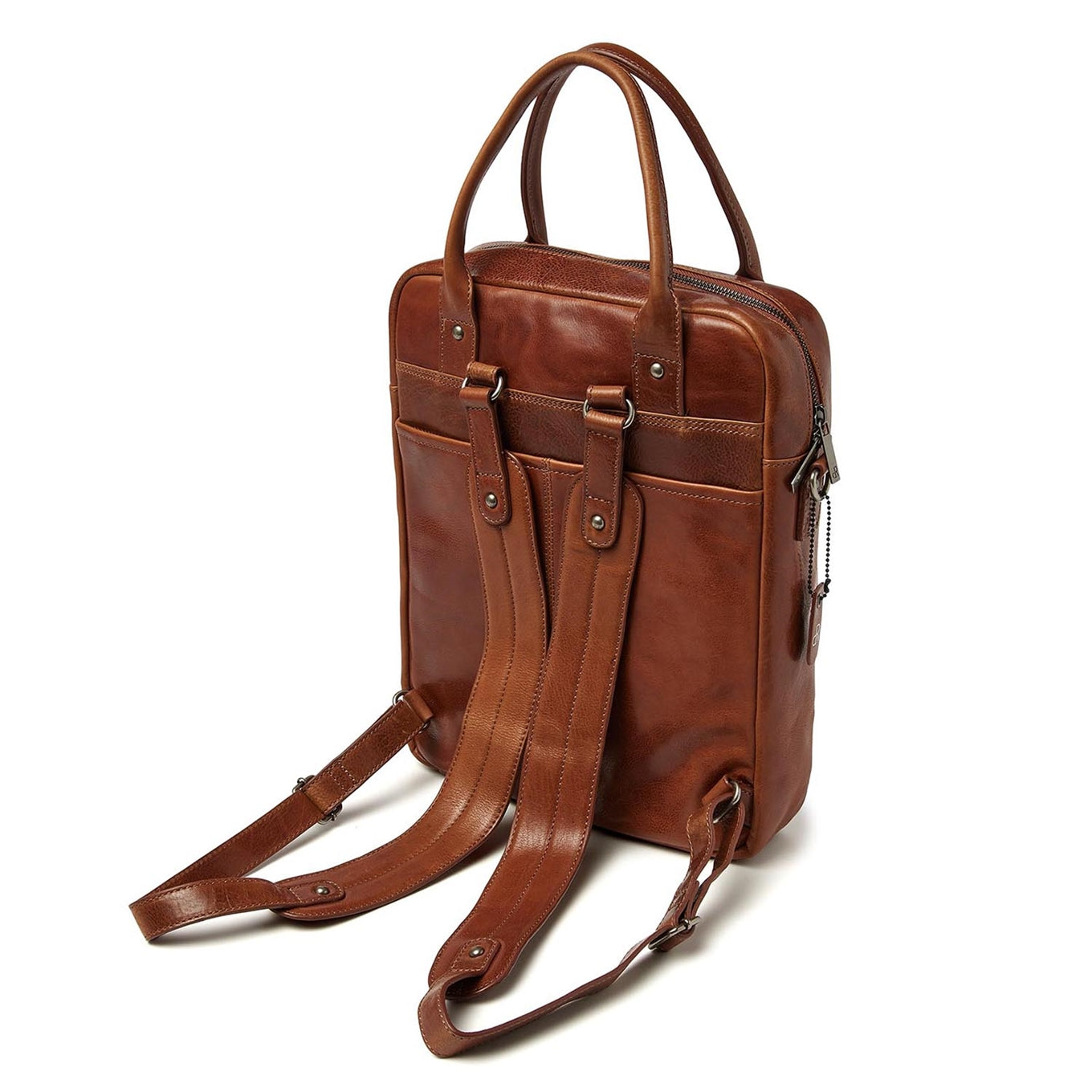 dR Amsterdam Traverse Backpack cognac