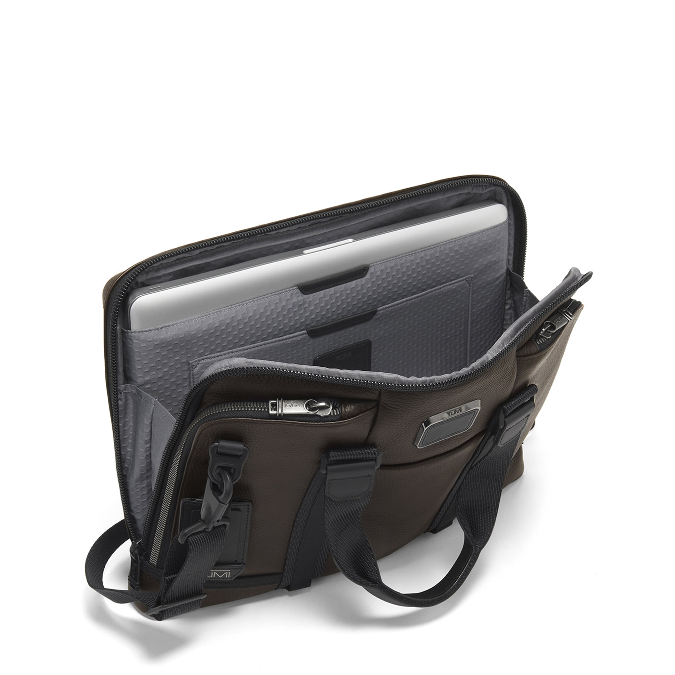 Tumi Alpha Bravo Aviano Academy Brief dark brown Briefcase