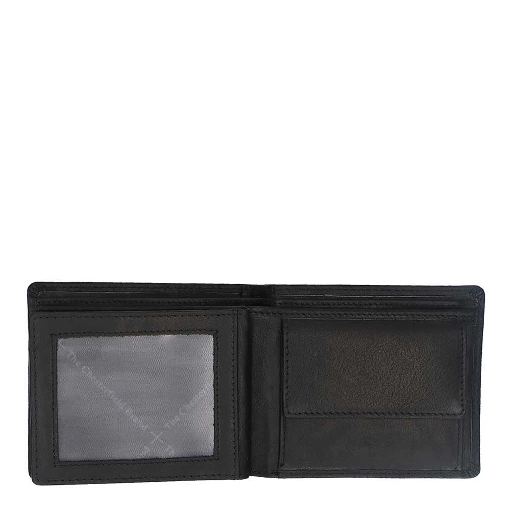 The Chesterfield Brand Ralph Billfold schwarze Herrenbrieftasche