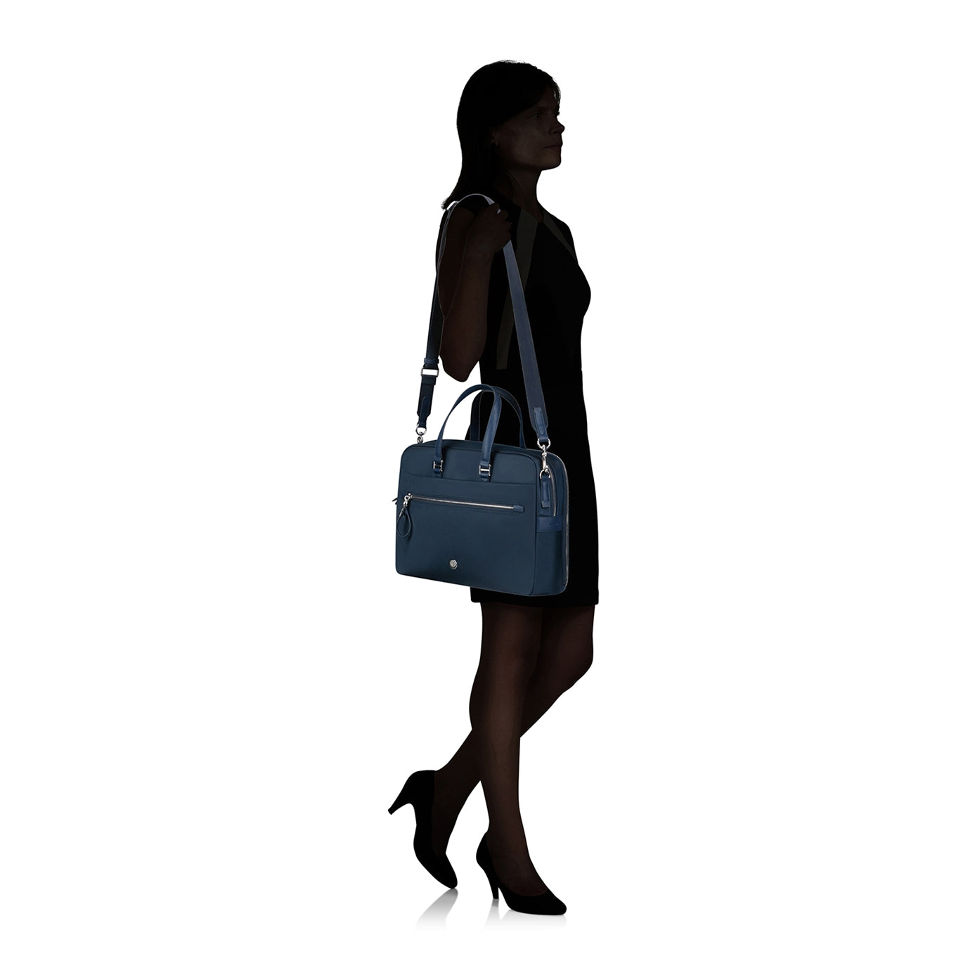 Samsonite Karissa Evo Bailhandle 15.6" 2 Comp blue nights