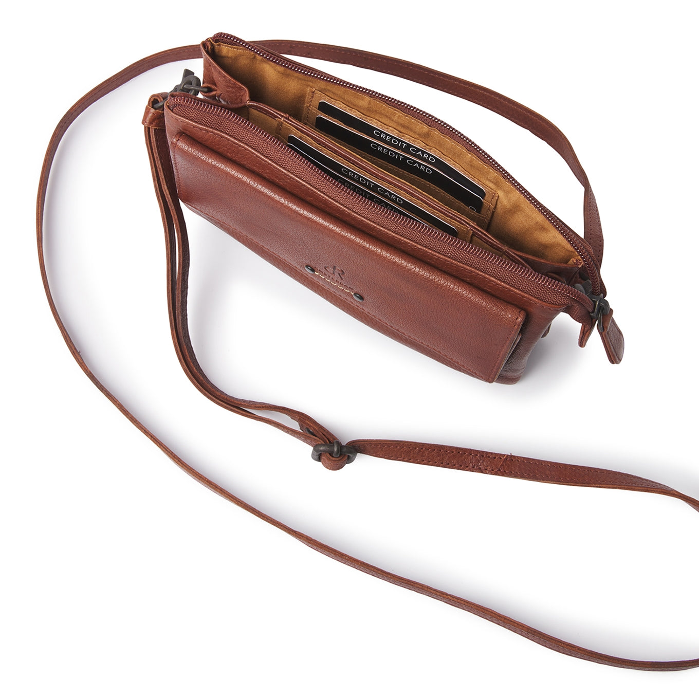 dR Amsterdam Tampa Schoudertas / Clutch brown