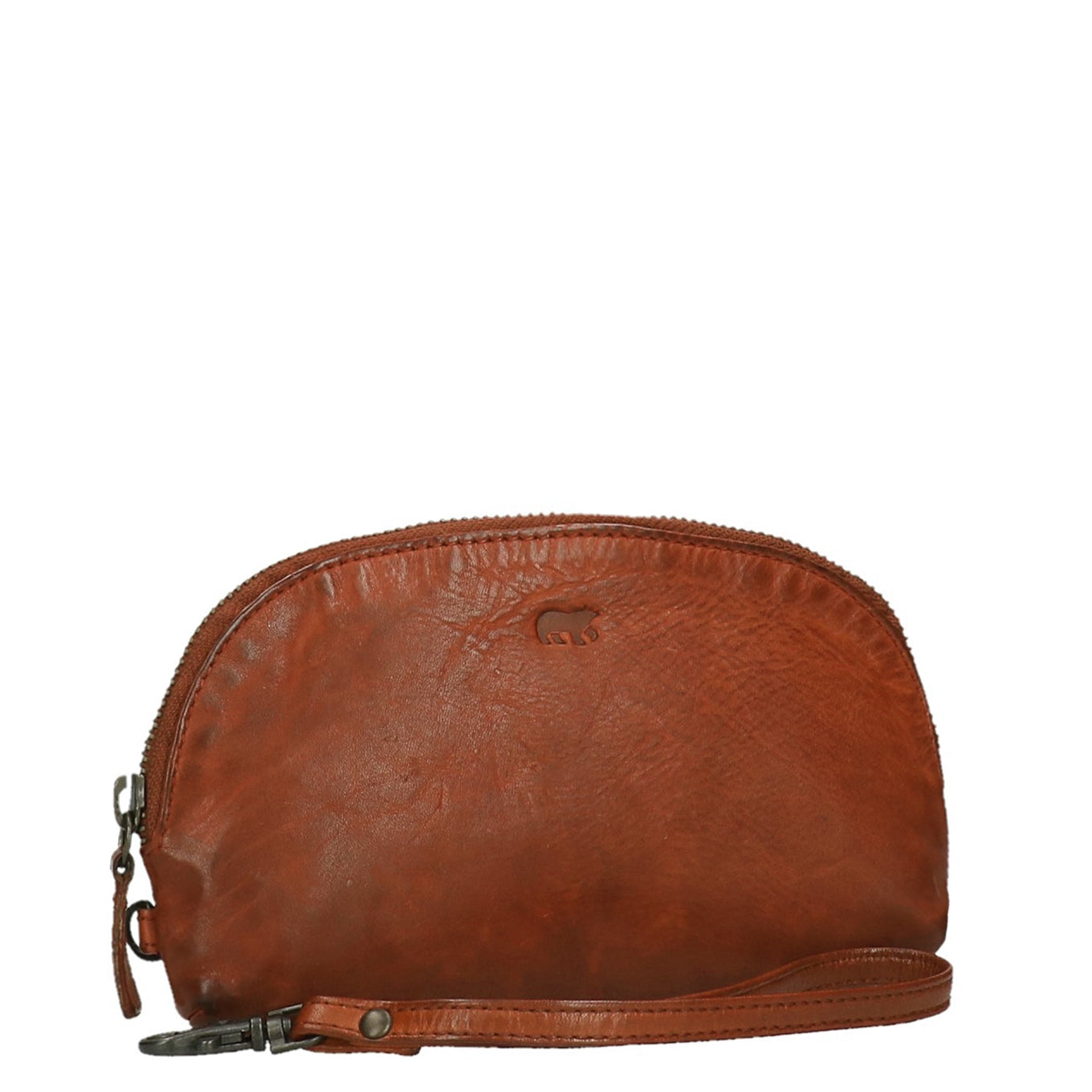 Bear Design Cow Lavato Make-Up Tasje cognac