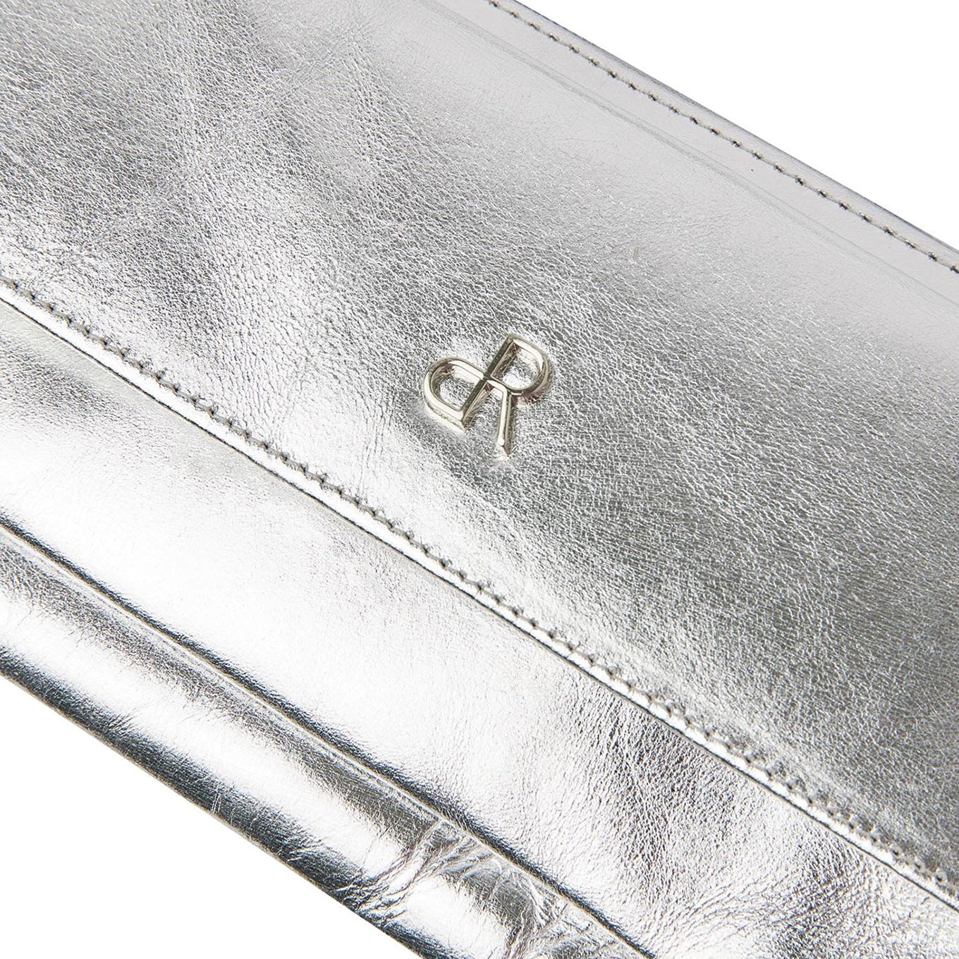 dR Amsterdam Metallics Shoulderbag - Clutch I silver