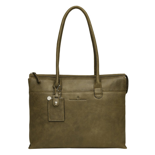 Castelijn & Beerens Carisma Laptop Schoudertas 15.6" + tablet groen