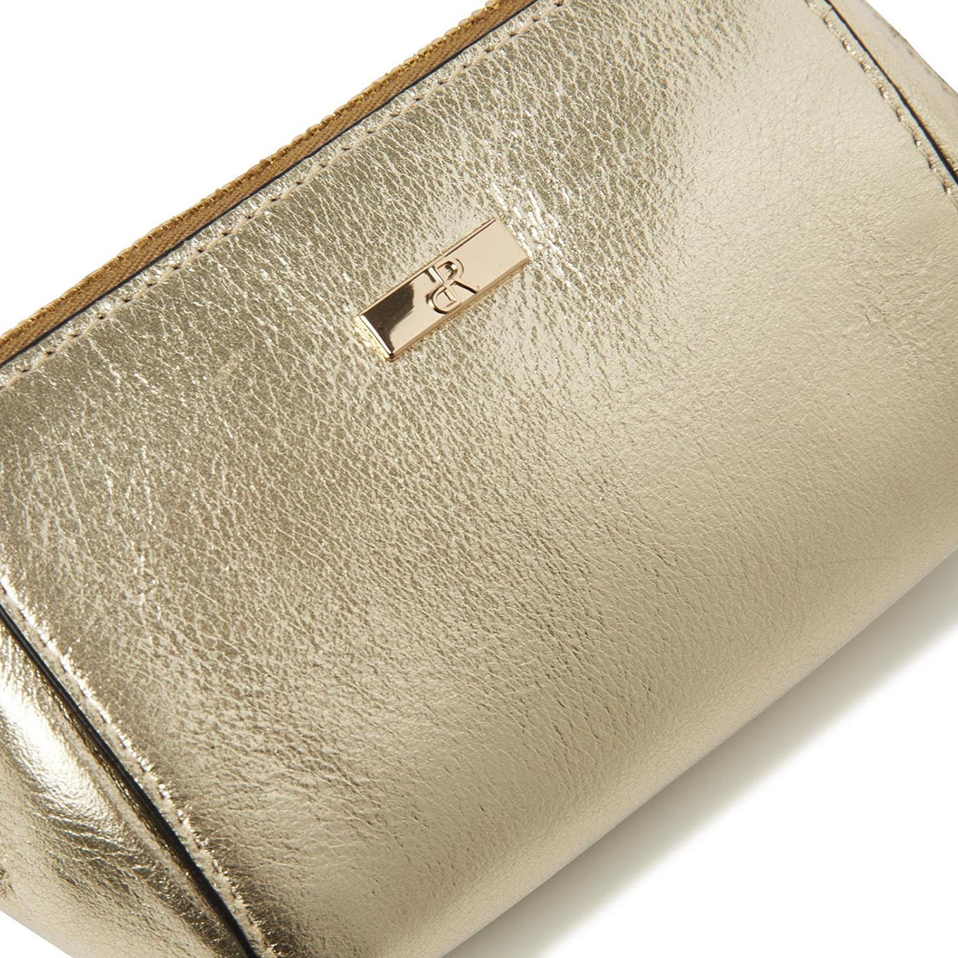 dR Amsterdam Mint Make-Up Bag light gold