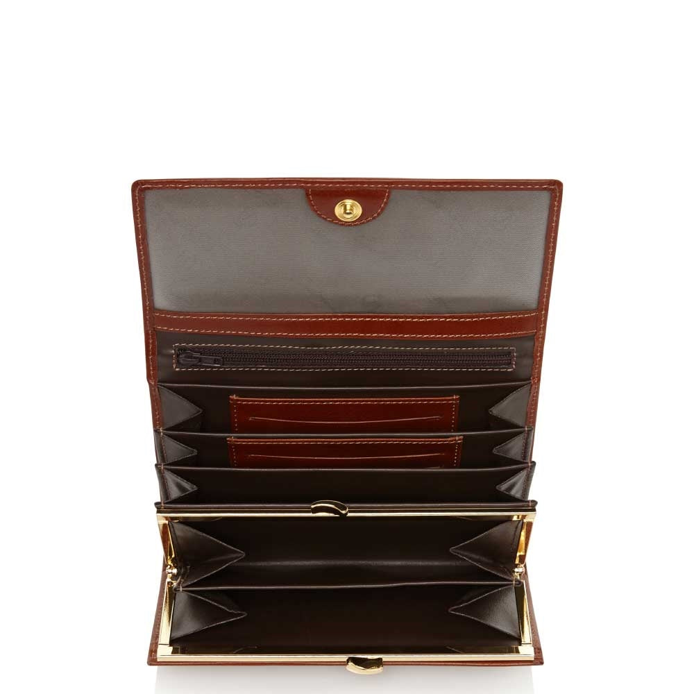 Castelijn & Beerens Gaucho Dames Portemonnee 6 Pasjes cognac