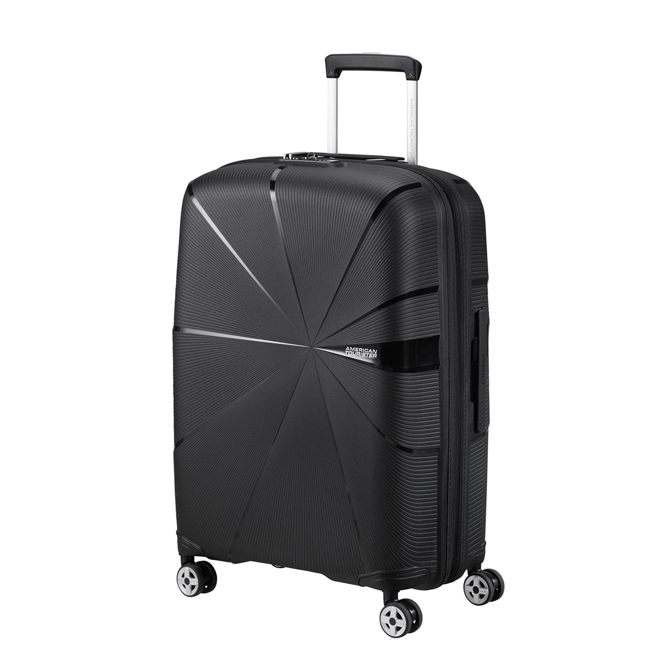 American Tourister Starvibe Spinner 67 EXP schwarzer Hartschalenkoffer