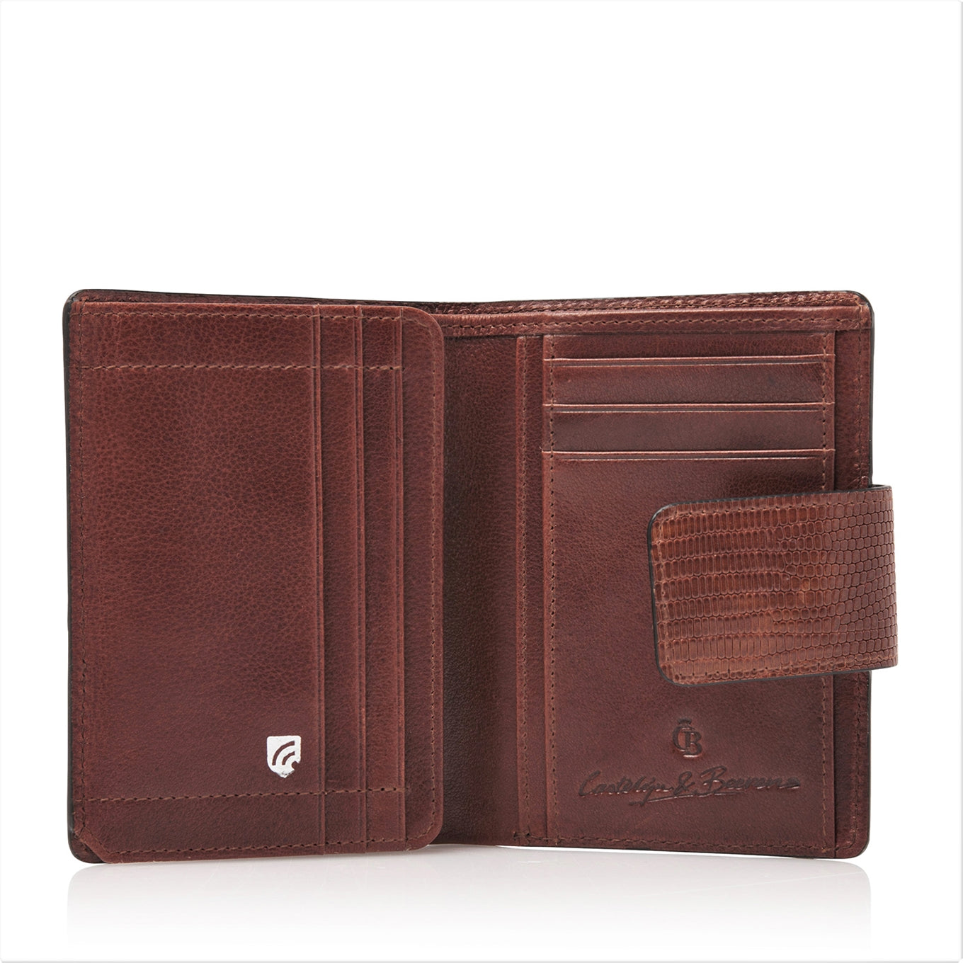 Castelijn & Beerens Donna Damesportemonnee 6 Pasjes RFID cognac