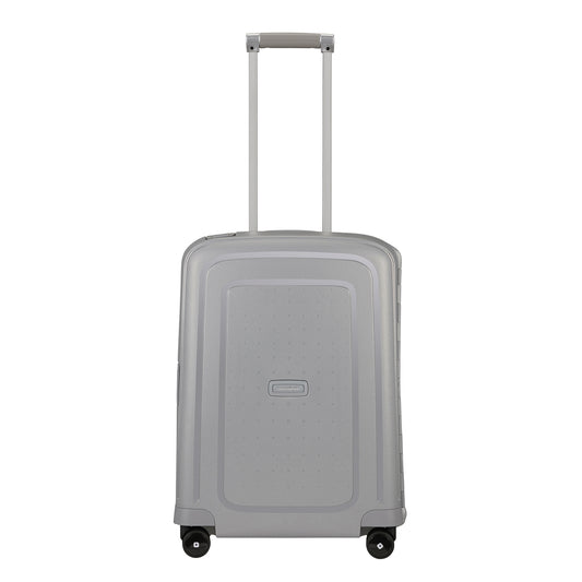 Samsonite S'Cure Spinner 55 silbernes Hartschalenetui