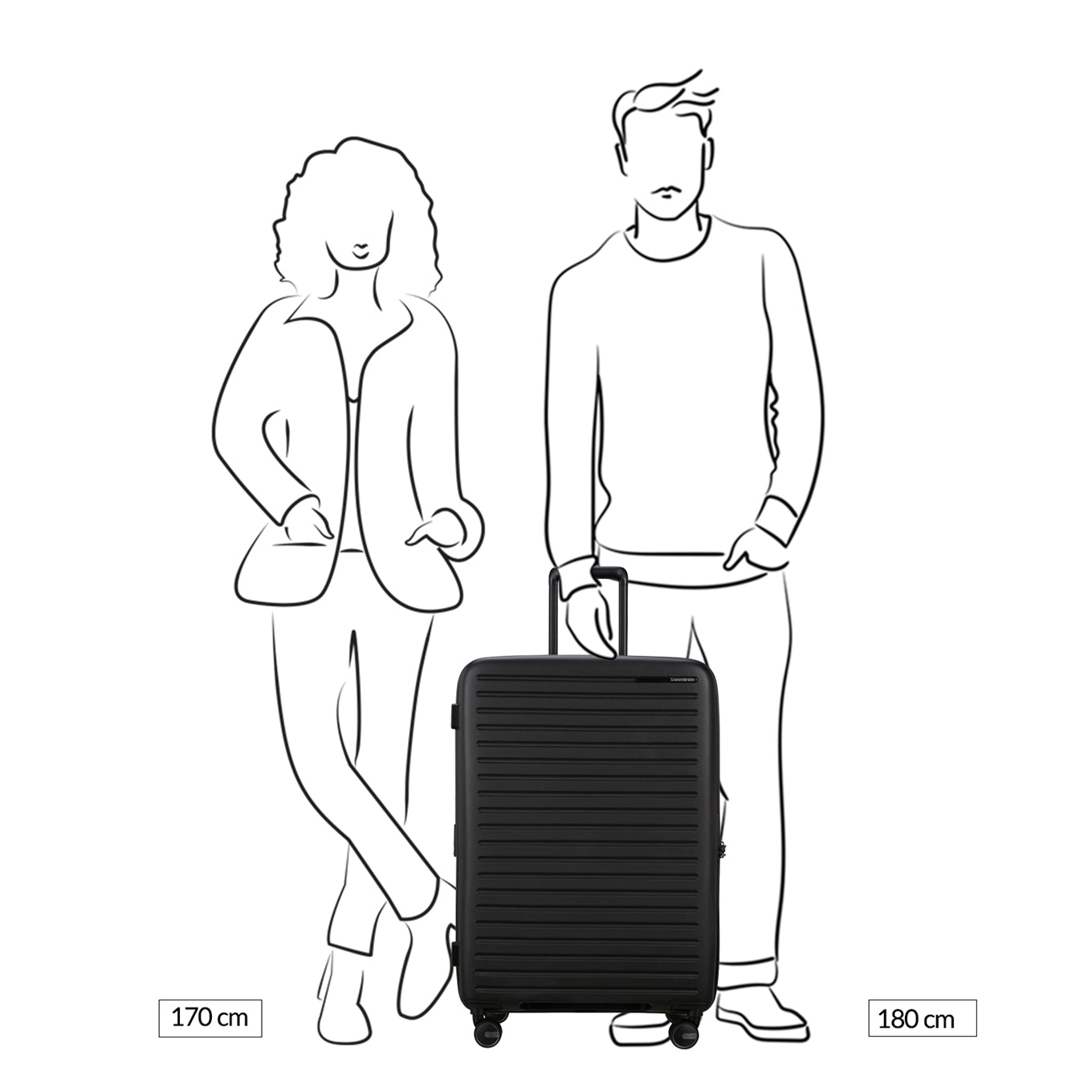 Samsonite Restackd Spinner 75 EXP sage Hartschalenkoffer