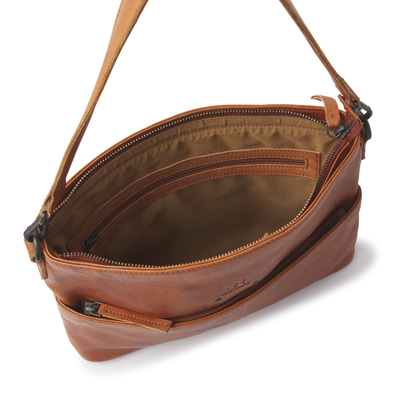dR Amsterdam Tampa Hand/Schoudertas camel