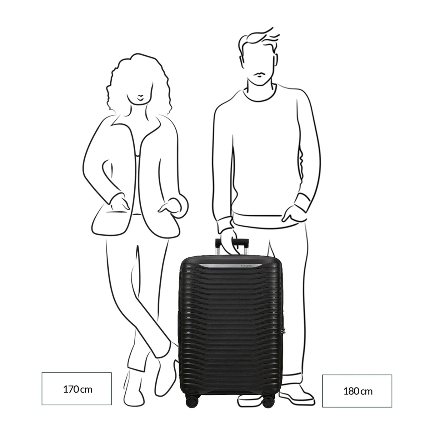 Samsonite Upscape Spinner 75 Exp nordblaues Hartschalenetui