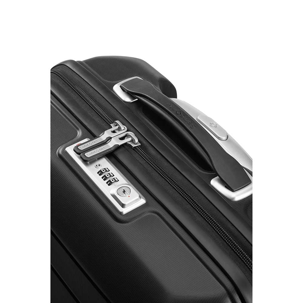 Samsonite Flux Spinner 55 Expandable black Hard Case