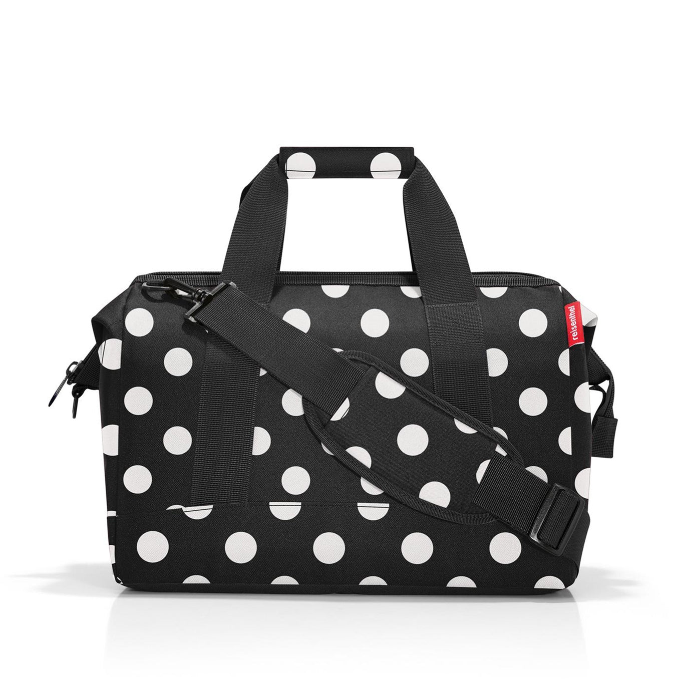 Reisenthel Travelling Allrounder M Leo Dots weiße Wochenendtasche