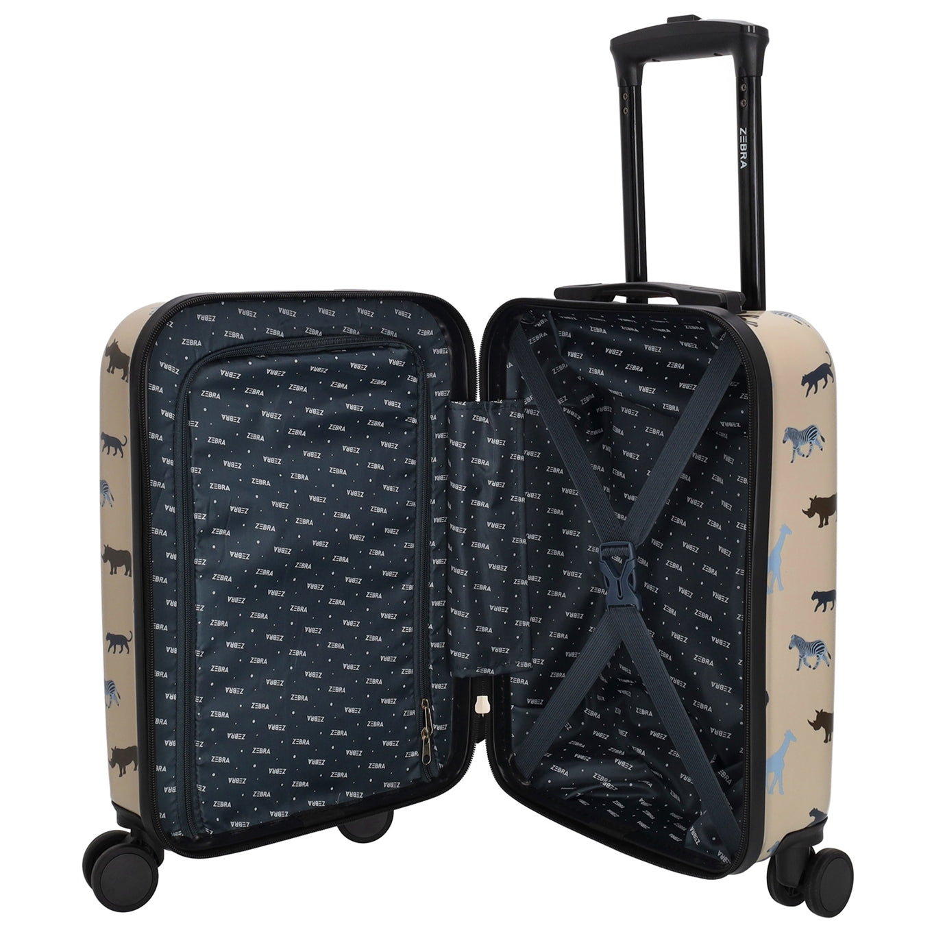 Zebra Trends Travel Kinderkoffer camel