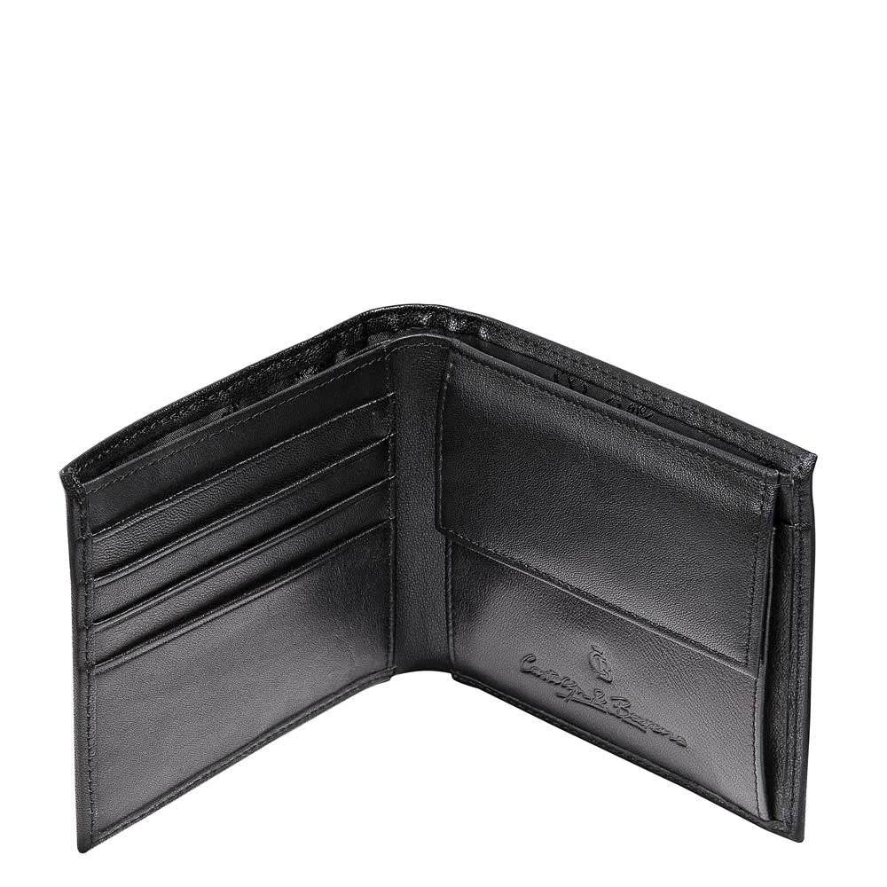Castelijn & Beerens Vita Billfold 4 Kreditkarten schwarze Herrenbrieftasche
