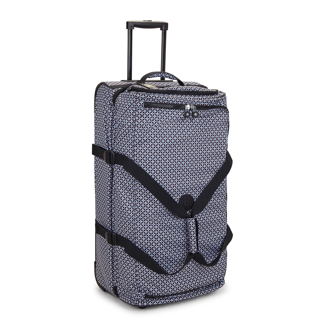 Kipling Teagan L schwärzlich gekachelte Trolley-Reisetasche