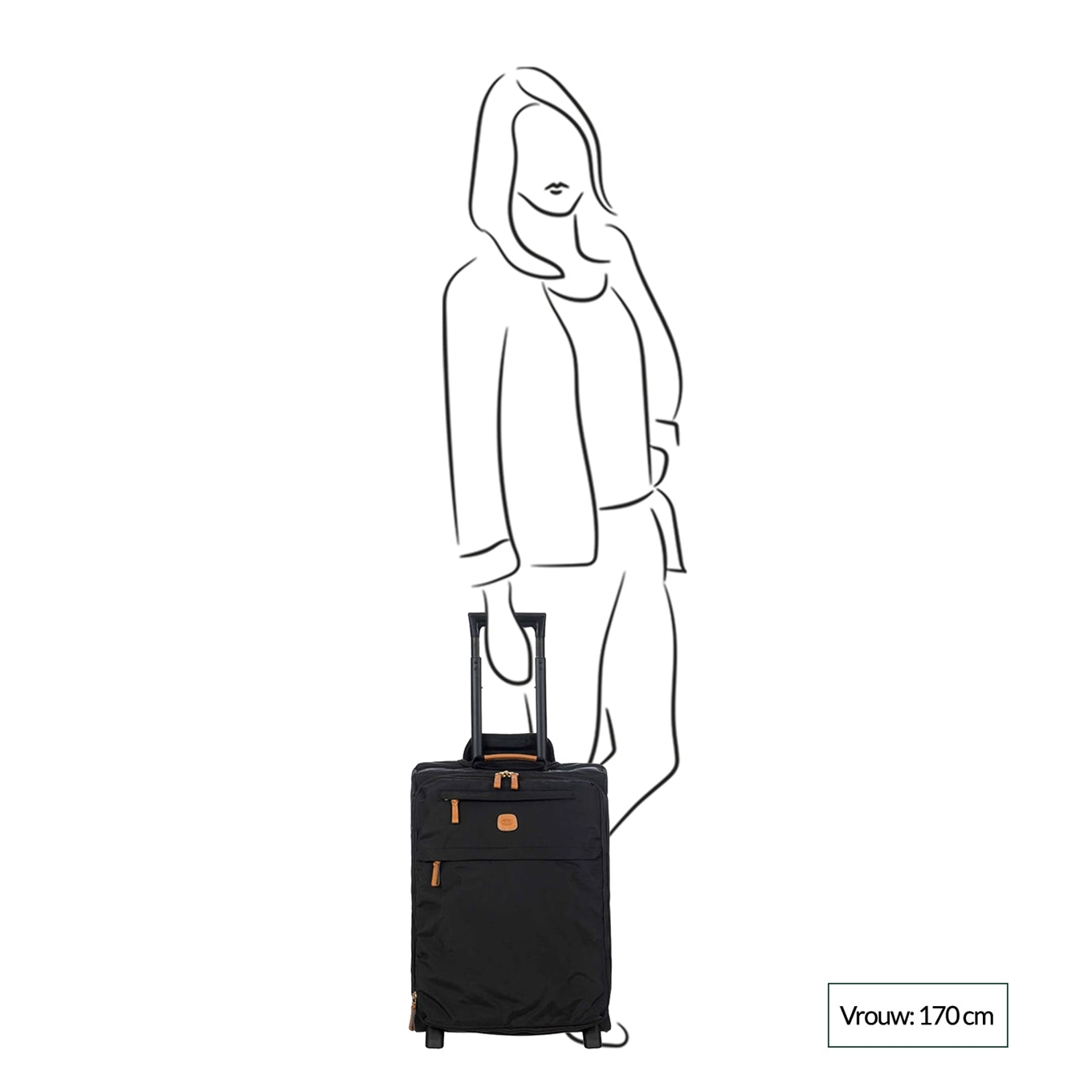 Bric's X Collection 2-Wheel Expandable Trolley 50 olive