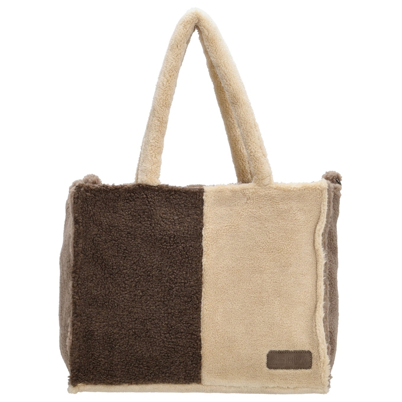 Zebra Trends Teddy Denise Shopper dunkelbraune Damentasche