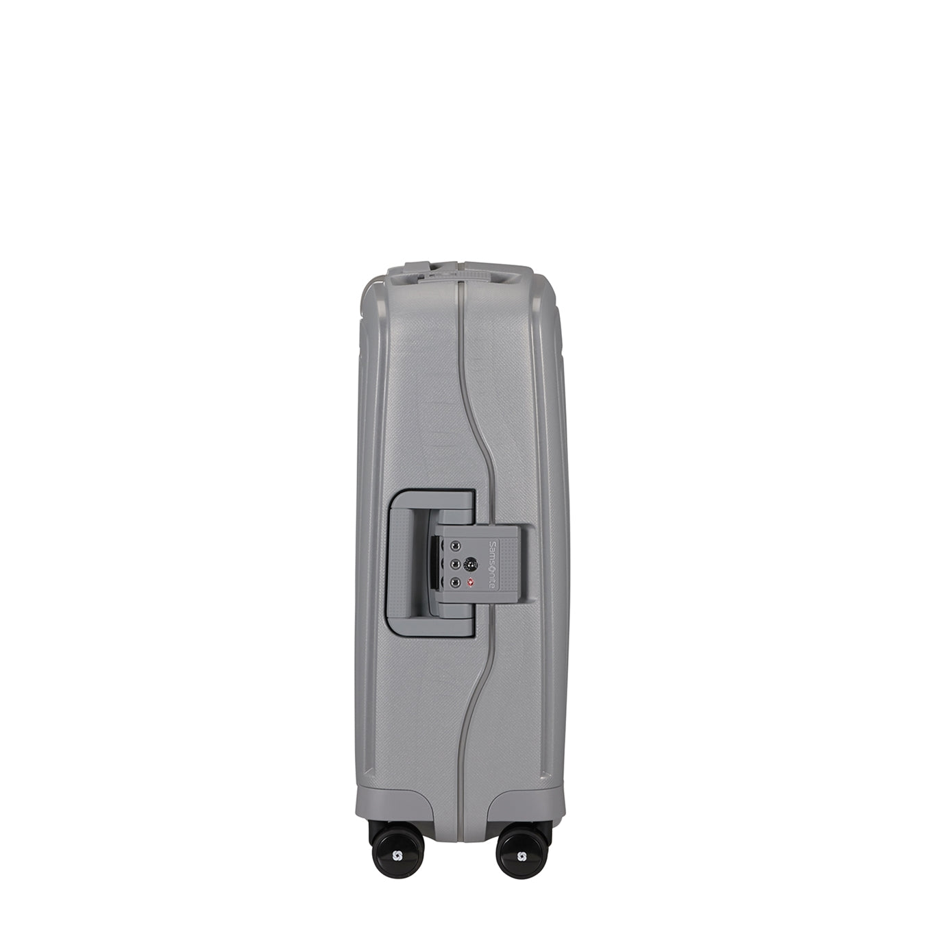 Samsonite S'Cure Spinner 55 silbernes Hartschalenetui