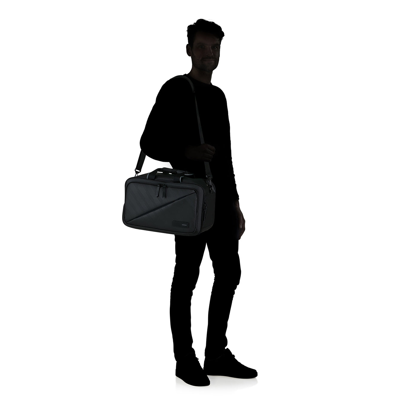 American Tourister Take2Cabin 3-Way Boarding Bag Prime black