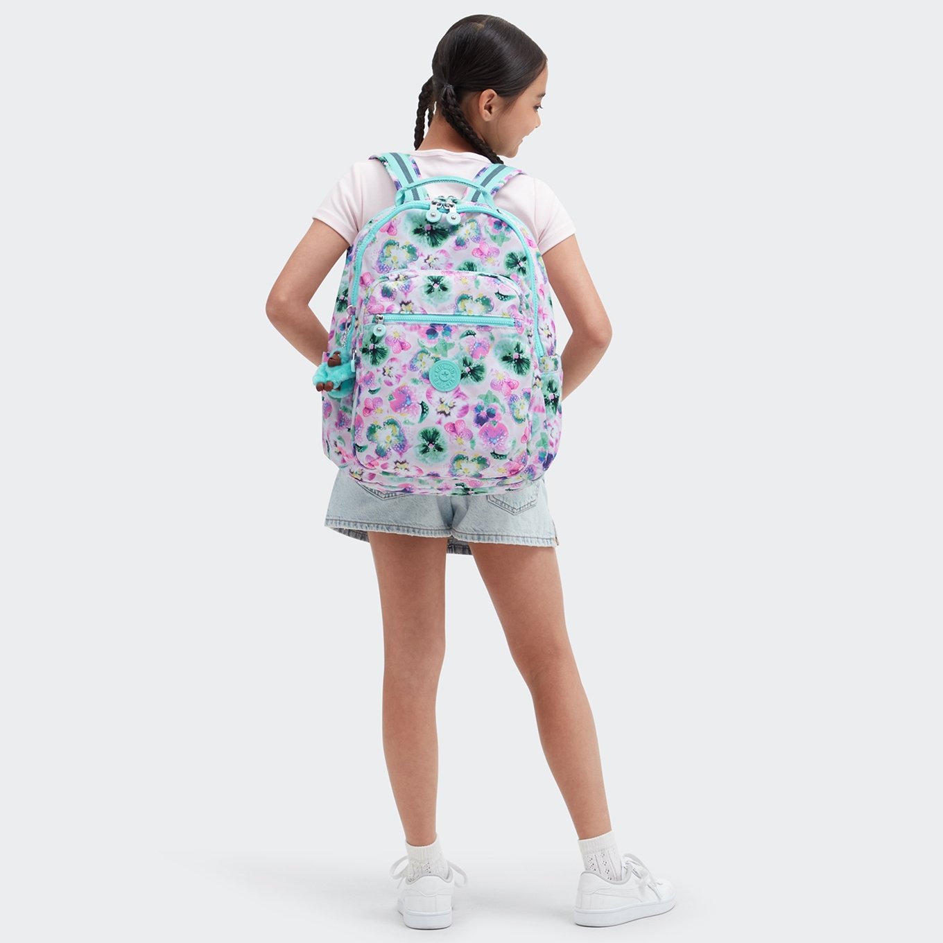 Kipling Seoul Lap aqua blossom