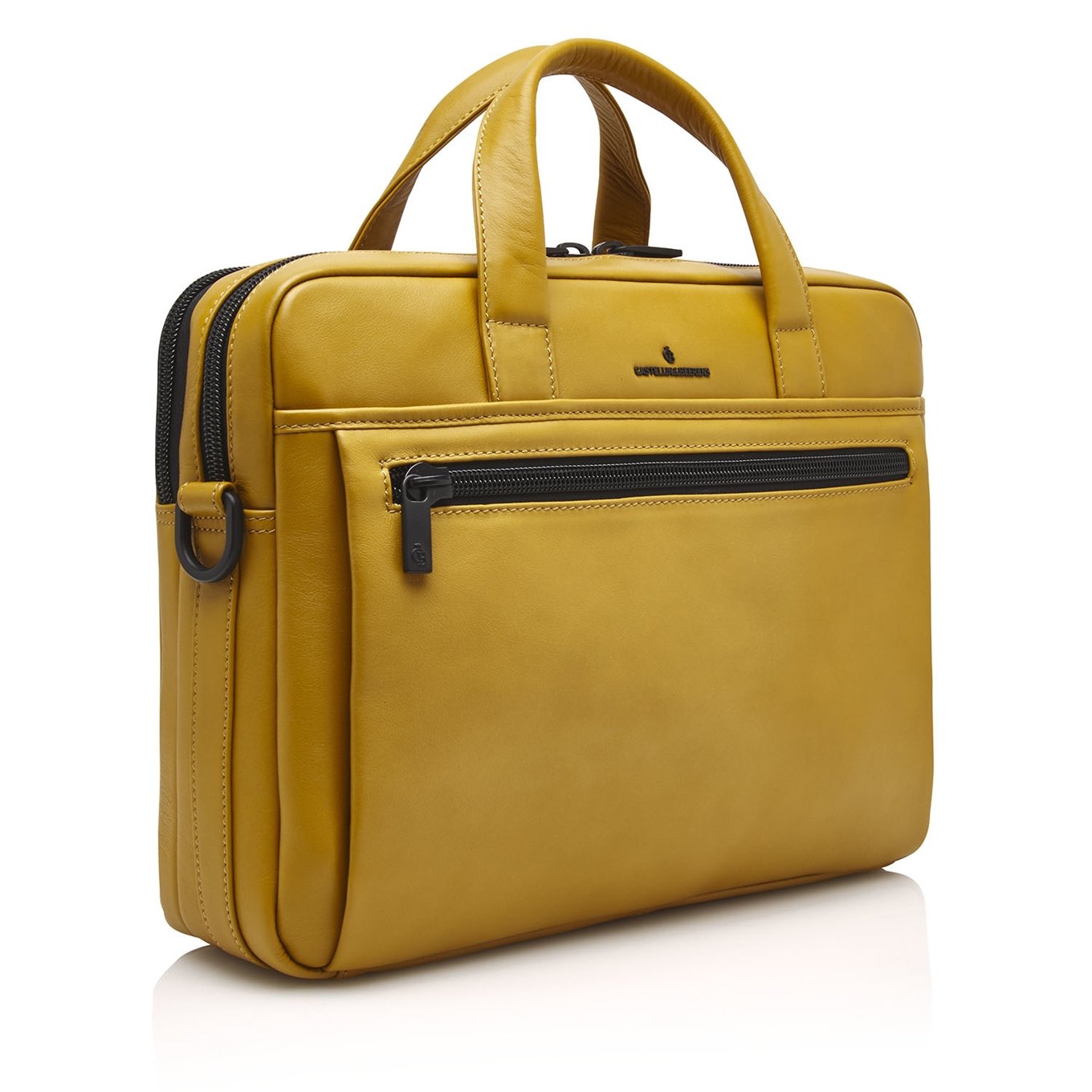 Castelijn & Beerens Nappa X Charlie Laptop / Tablet Tas 15.6'' geel