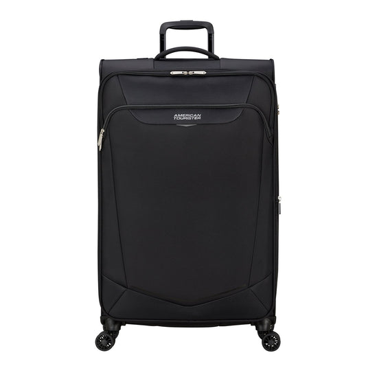 American Tourister Summerride Spinner L Exp schwarz Weicher Koffer