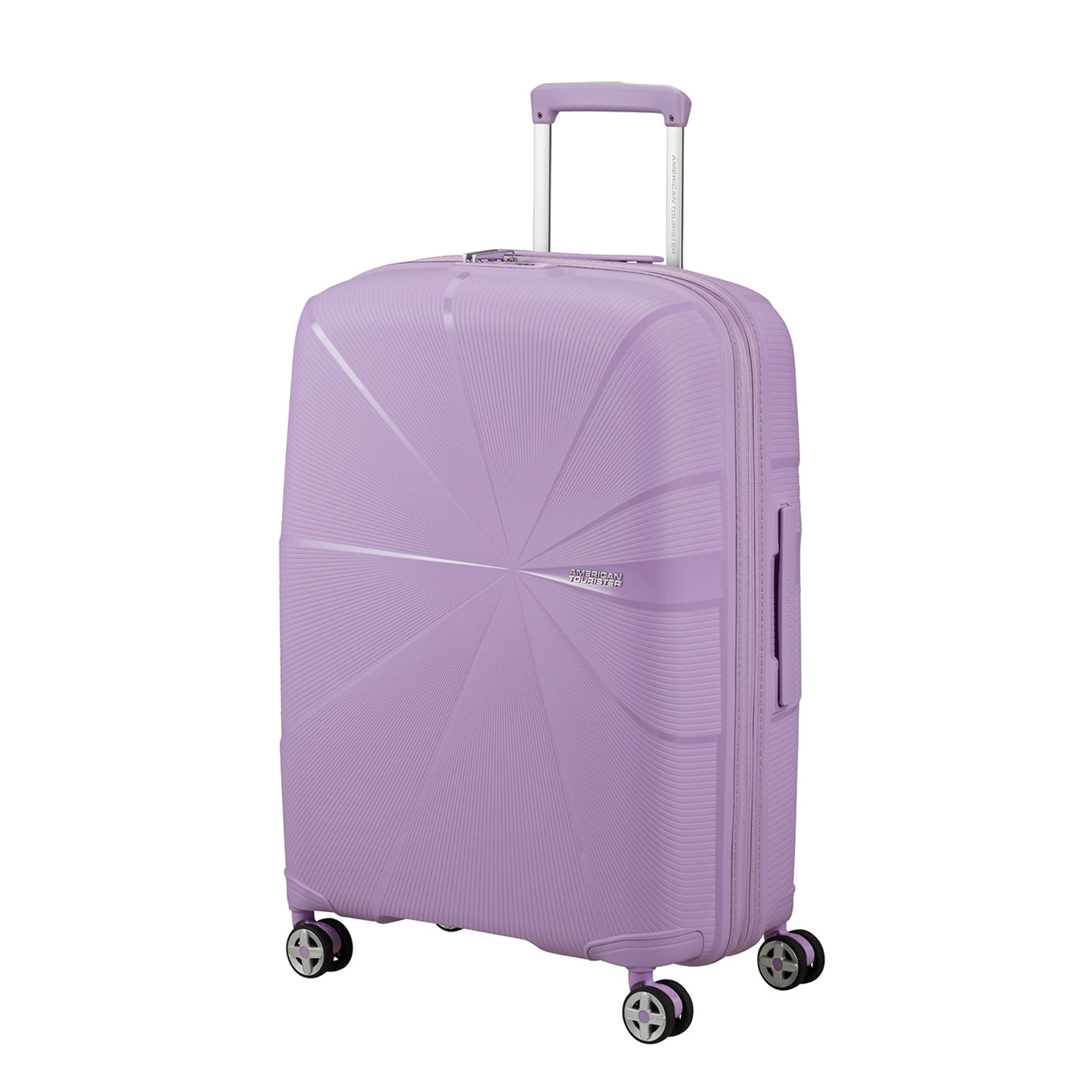 American Tourister Starvibe Spinner 67 EXP digitales Lavendel-Hartschalenetui