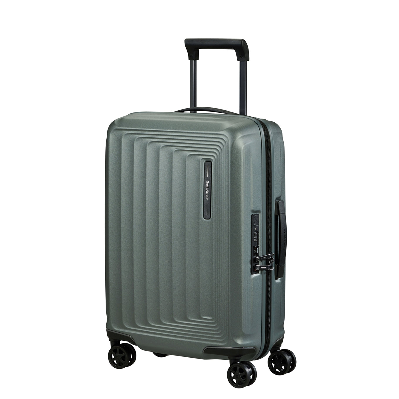 Samsonite Nuon Spinner 55 Exp matt sage khaki Hard Case