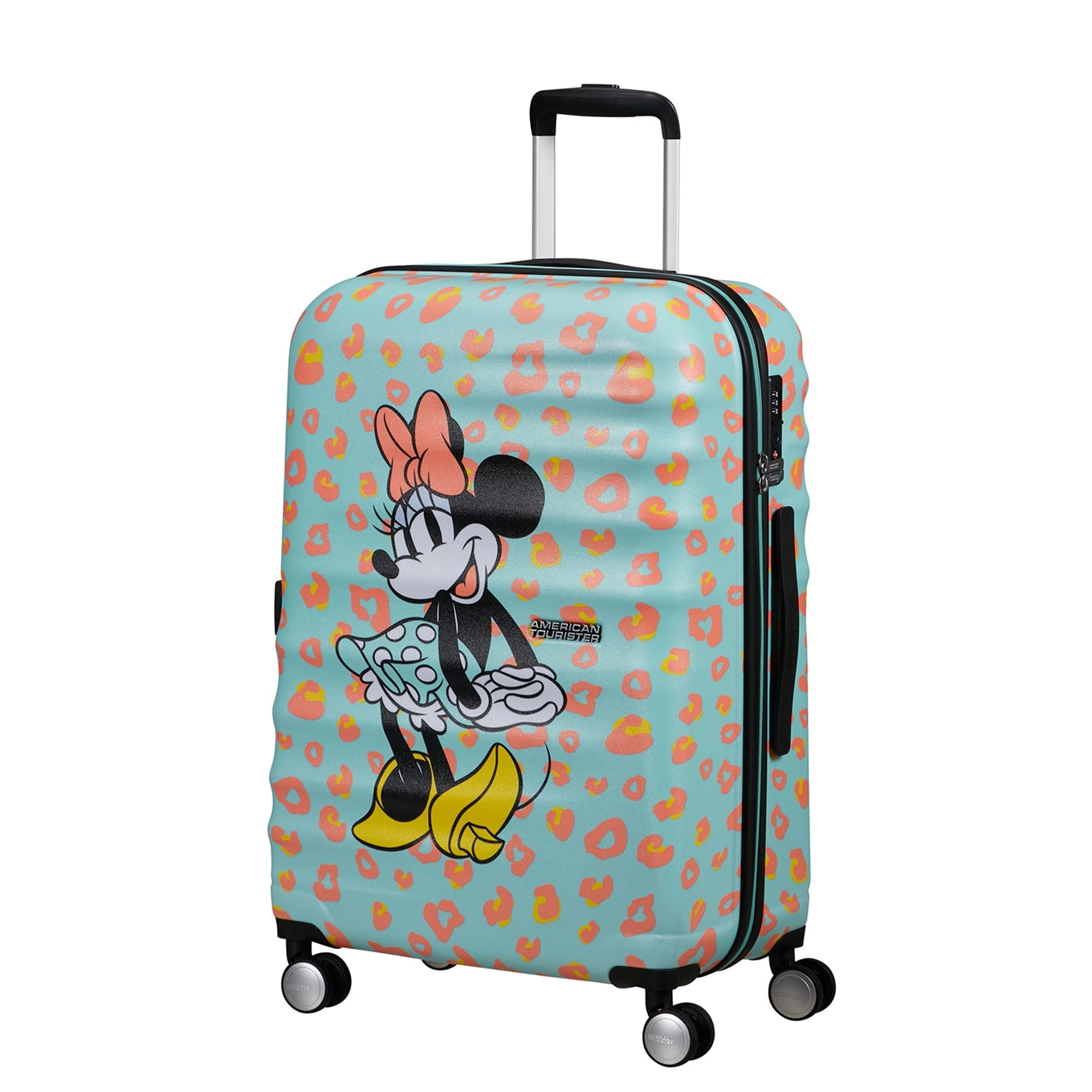 American Tourister Wavebreaker Disney Spinner 67/24 TSA Minnie Pastel Dots Hard Case