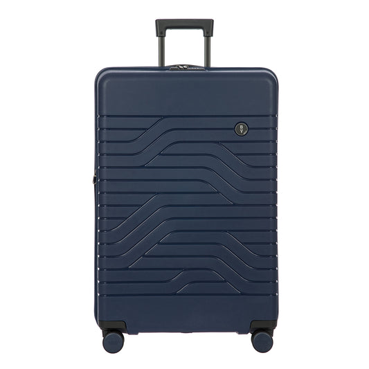 Bric's Ulisse Trolley Erweiterbarer großer ozeanblauer Hartschalenkoffer