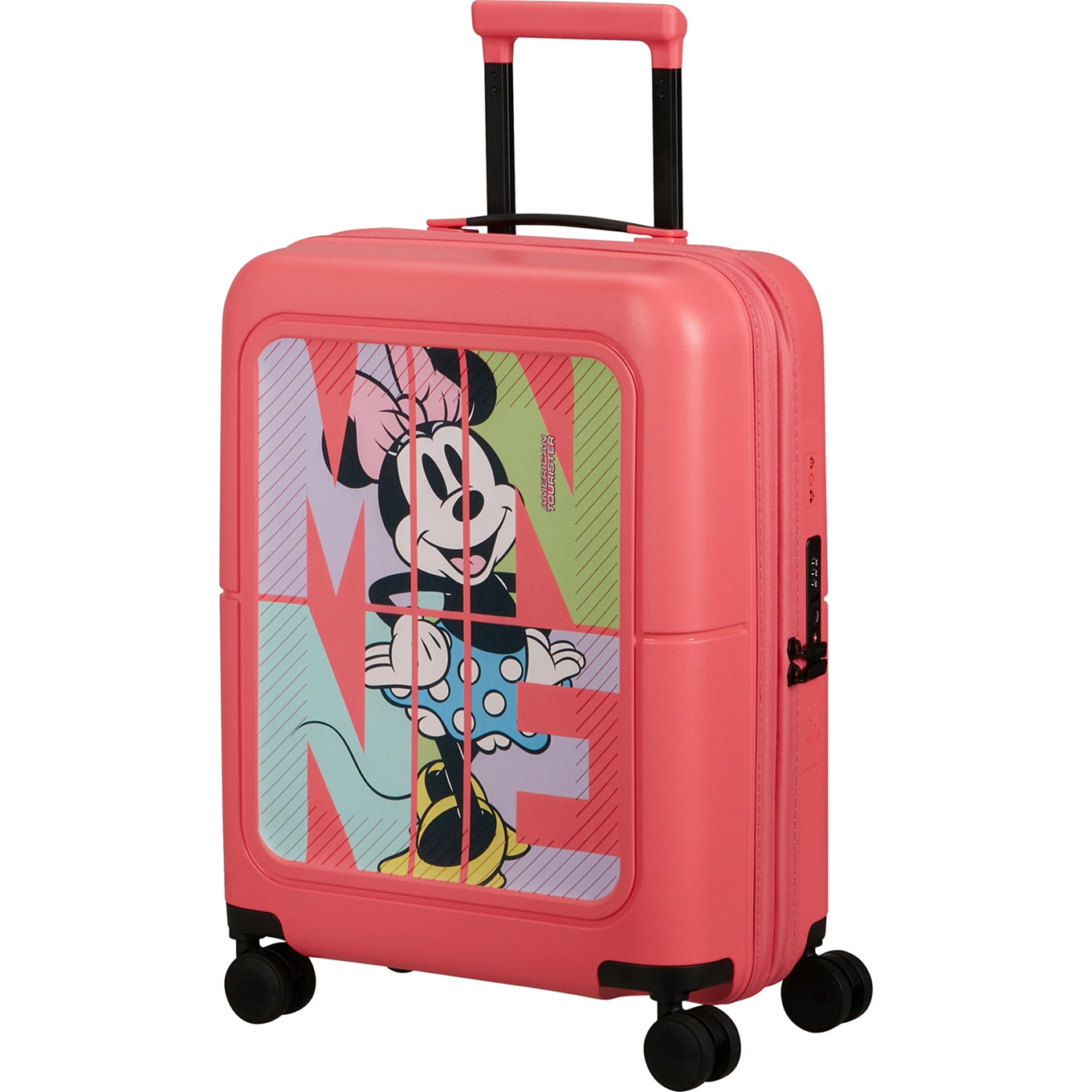 American Tourister Dashpop Disney Spinner 55/20 Exp TSA minnie pop letters