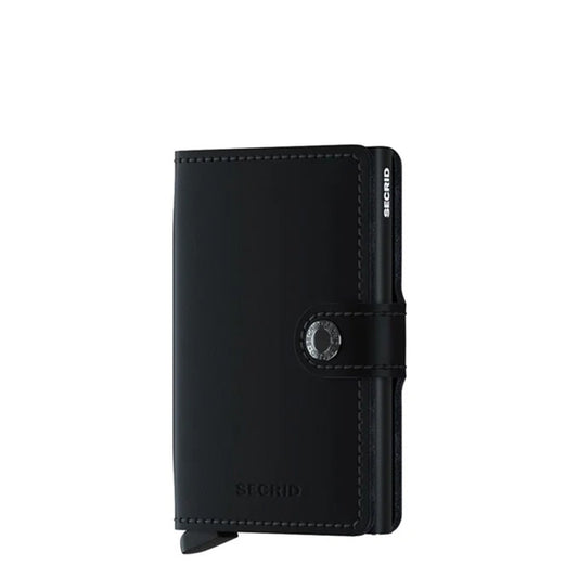Secrid Miniwallet Wallet Mattschwarze Damenbrieftasche