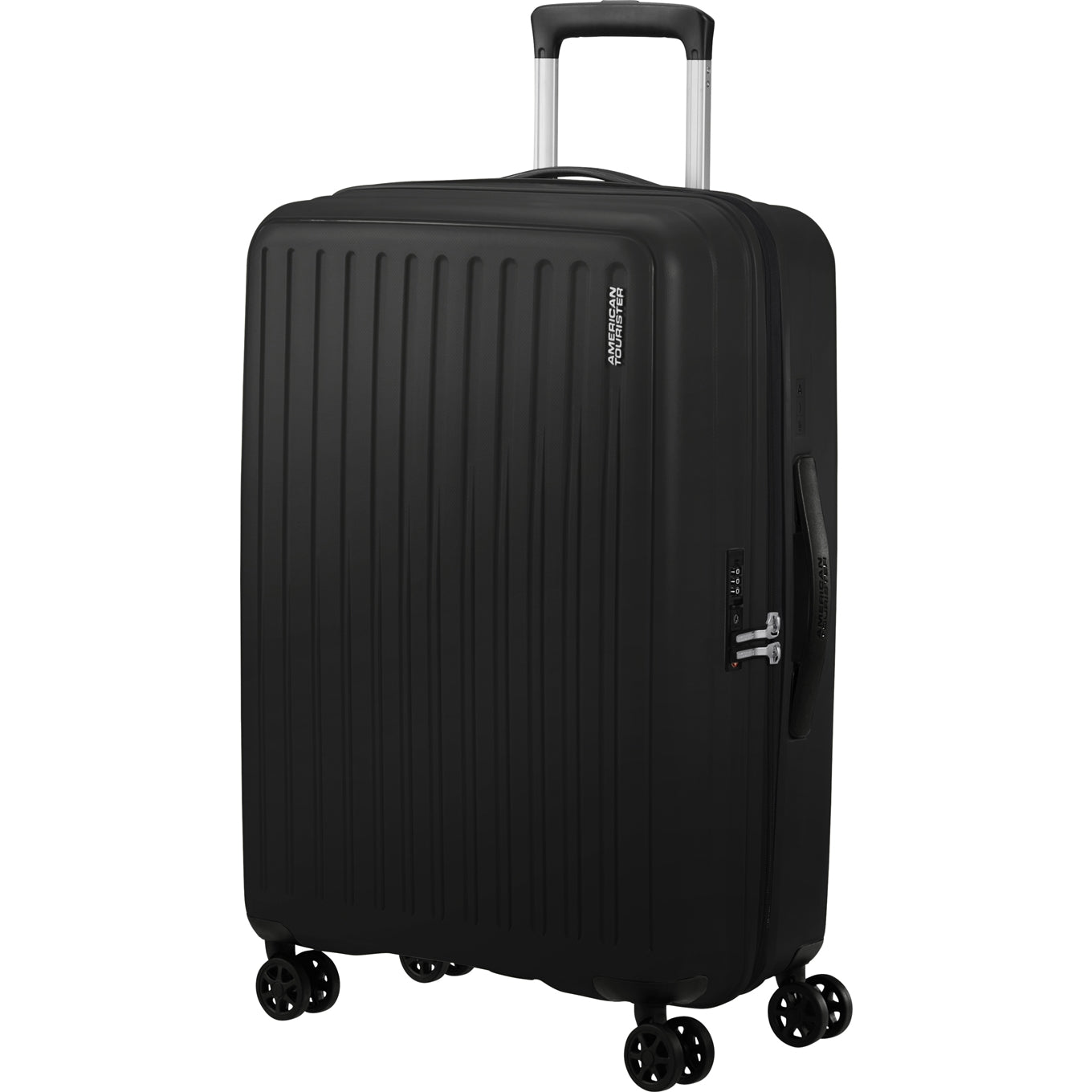 American Tourister Rejoy Spinner 68/25 TSA echter schwarzer Hartschalenkoffer