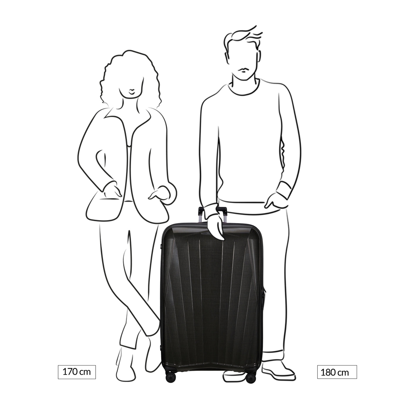 Samsonite Major-Lite Spinner 84 saffron yellow Hard Case
