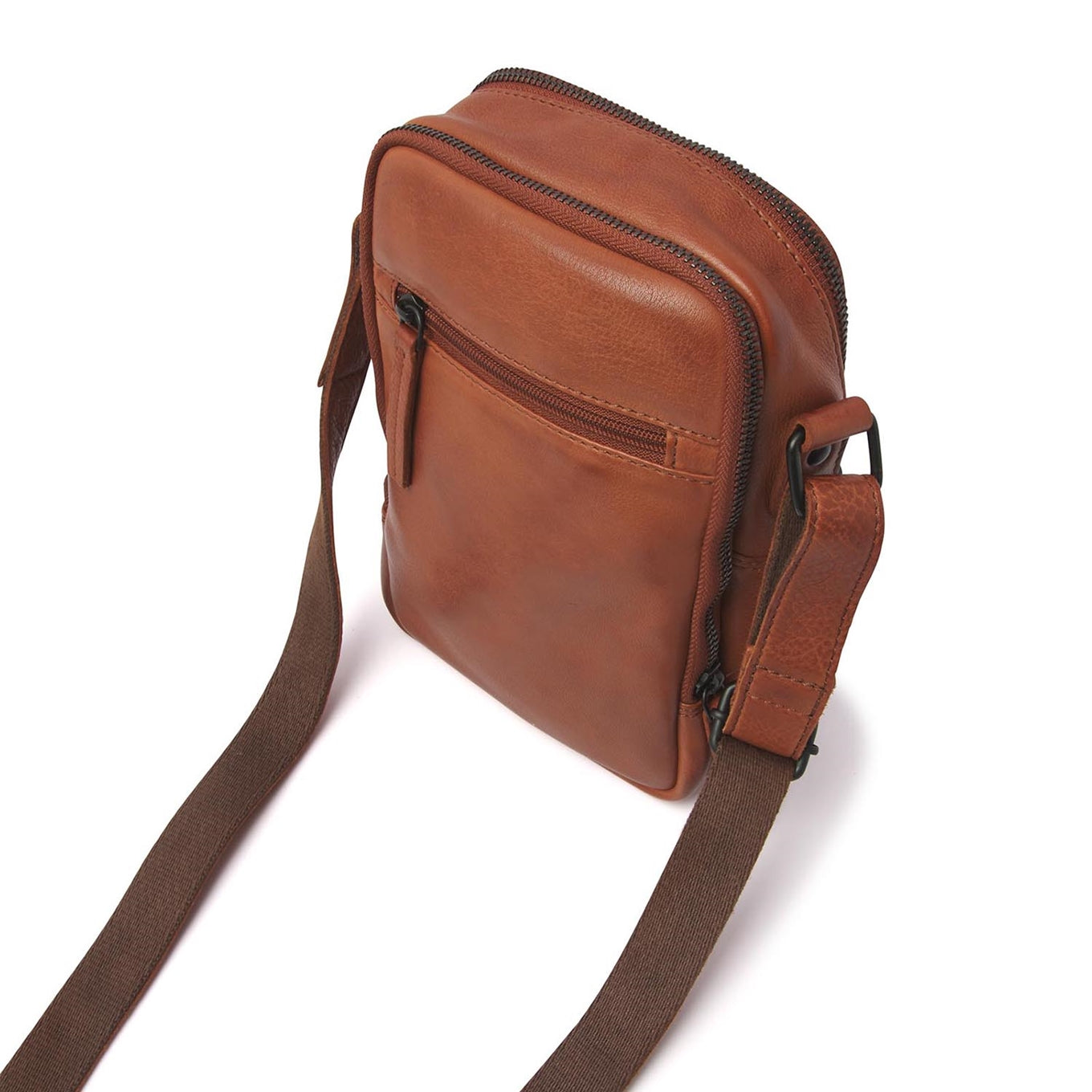 dR Amsterdam Tampa Schoudertas VII camel