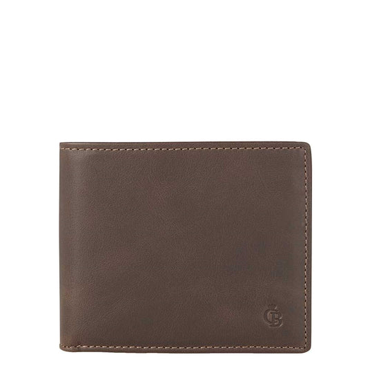 Castelijn & Beerens Canyon Billfold 8 Kreditkarten Mokka Herrenbrieftasche